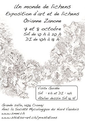 Affiche expo Orianne Zanone